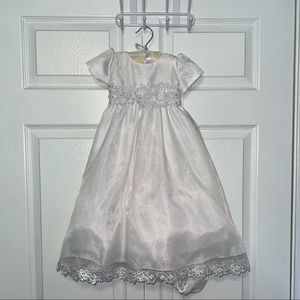NWT Swea Pea & Lilli Christening/baptism gown for baby girl 3-6mo